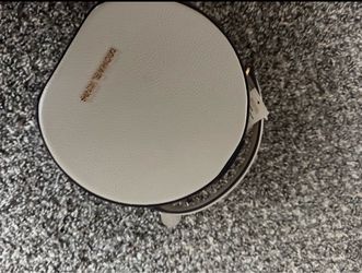 Off-White / Cream Structured Top Handle & Round Bag