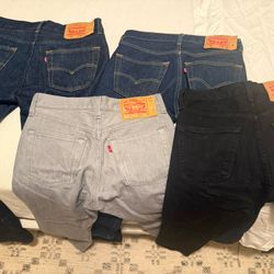 501 Levi’s Men’s - 1 Size 29 & 3 Size 30