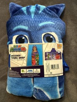 PJ Masks Hooded Kids Towel Wrap