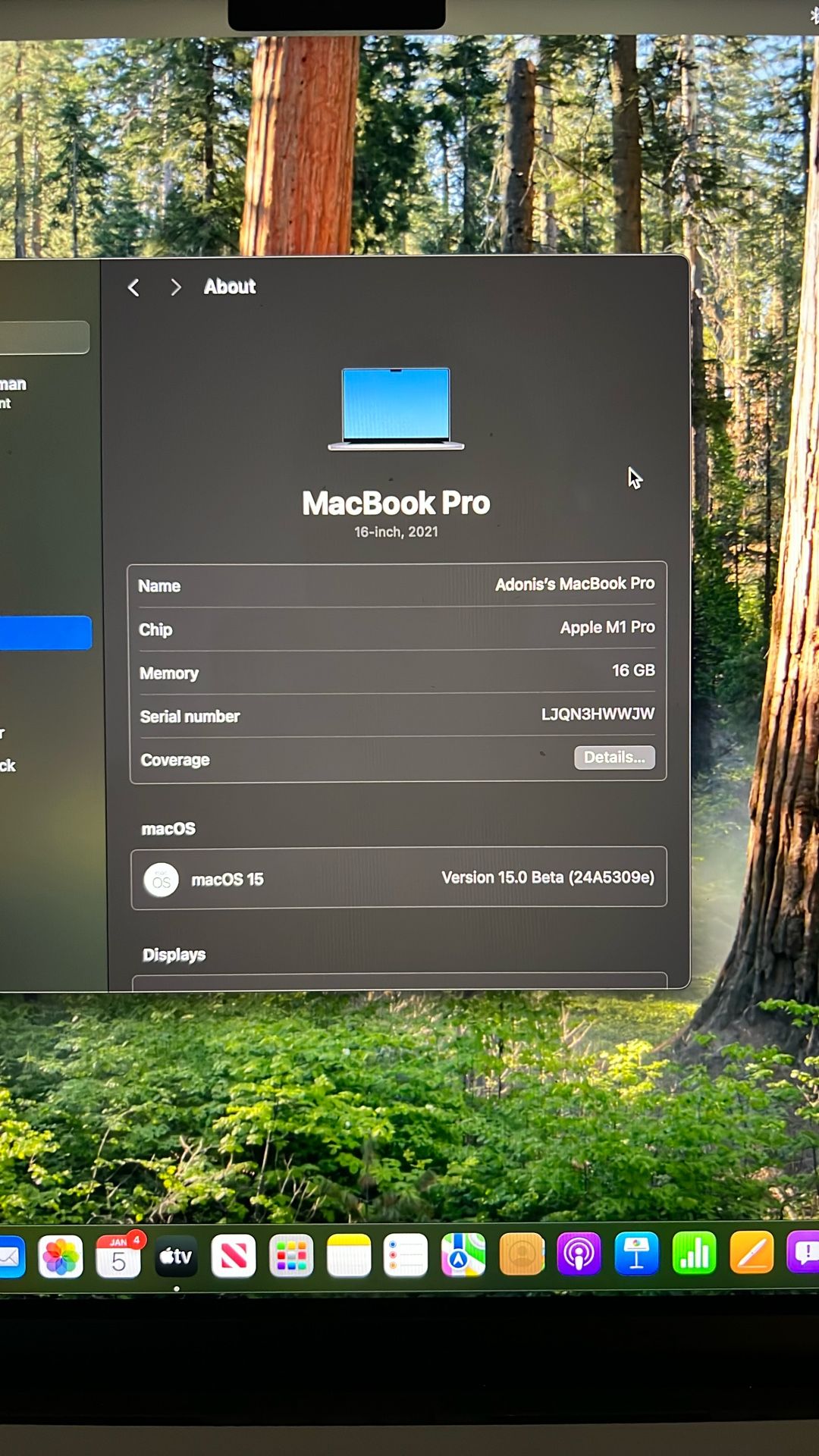 16 Inch M1 MacBook Pro With Protective Case