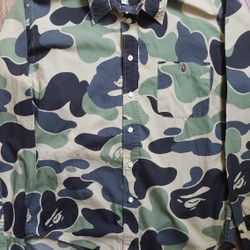 BAPE Camo Button Up Shirt