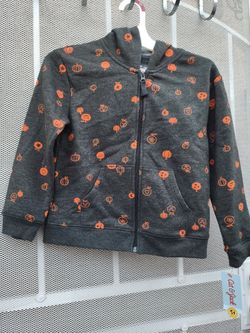 Girl's Halloween hoodie S6-7