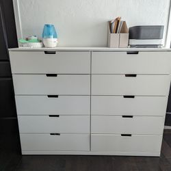 Ikea White 10 drawer dresser