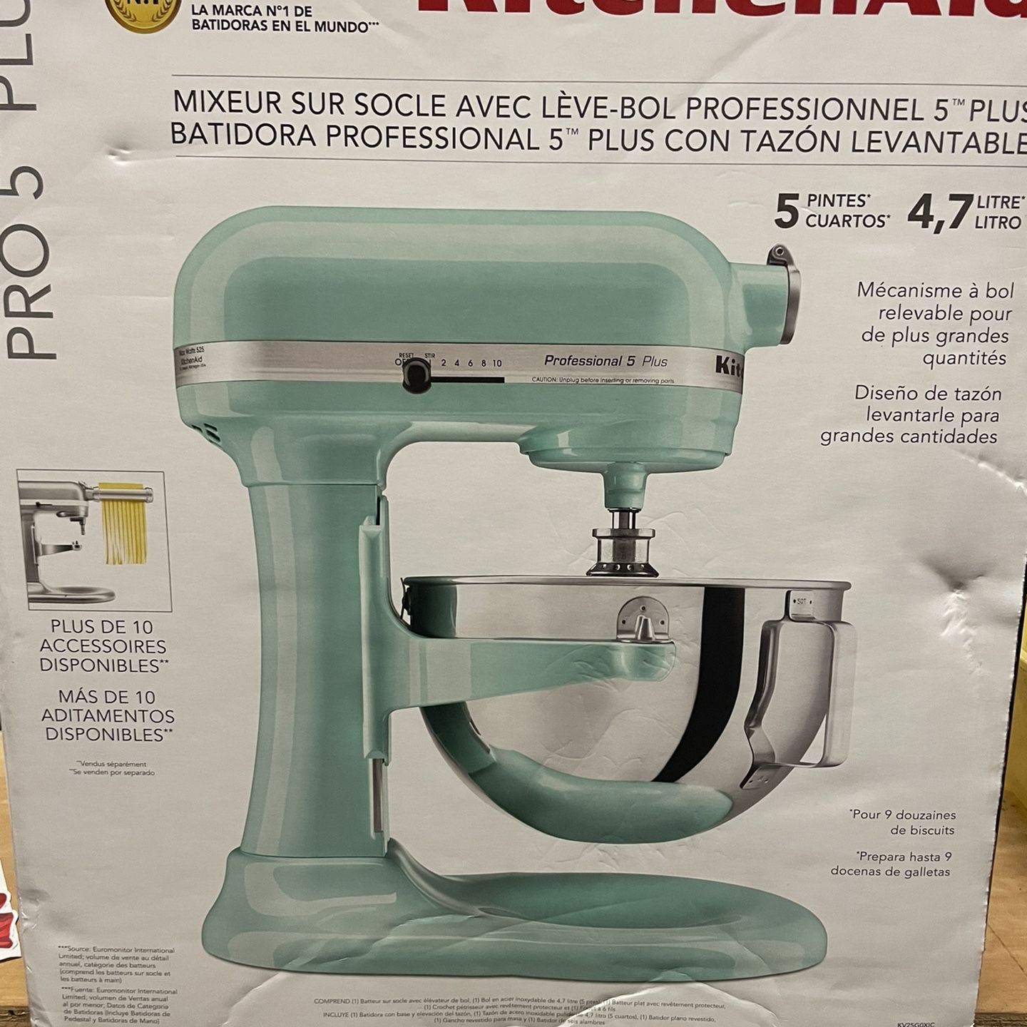 Kitchen Aid Professional 5qt Teal Stand Mixer for Sale in Chesapeake, VA -  OfferUp