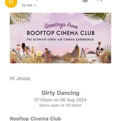 Embarcadero theater -Dirty dancing 8/06 