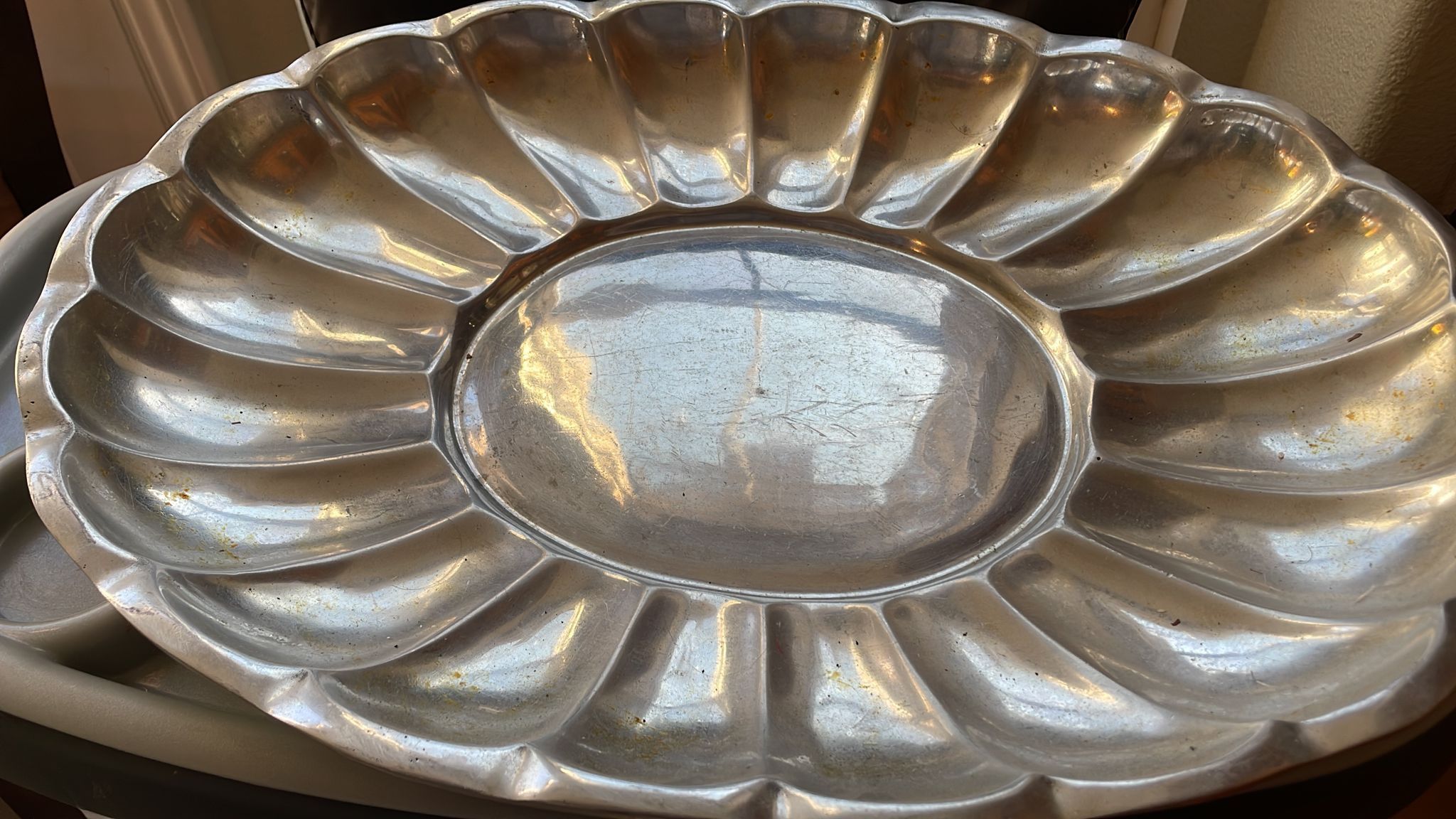 Beautiful Pewter Plates