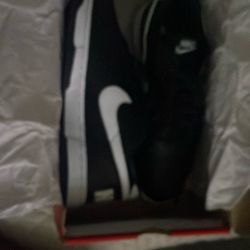 Nike Big Nike Low Lux Black & White Shoes