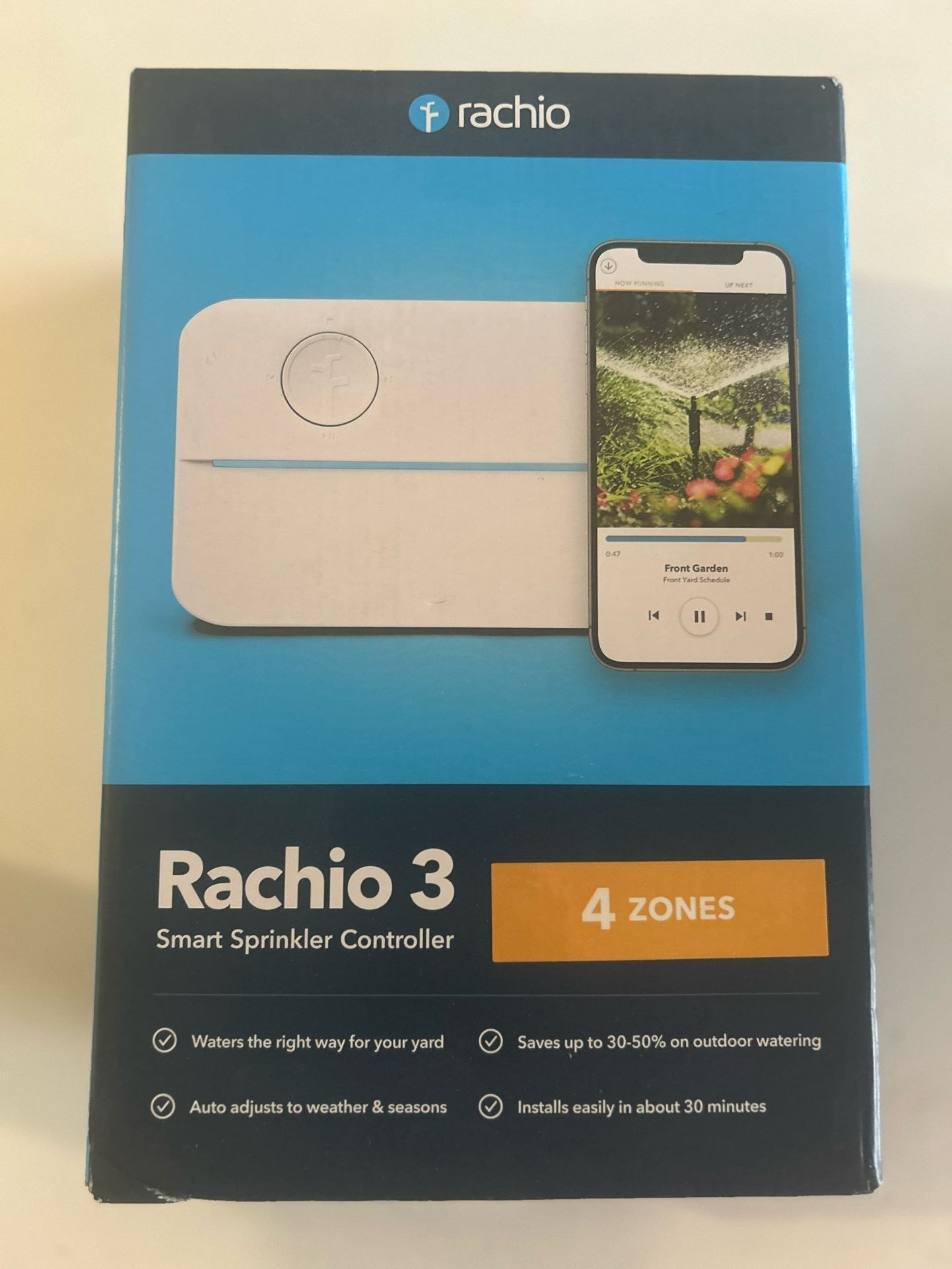Rachio 3 Four Zone Sprinkler Controller Brand New 