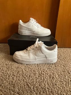 Soft leather Air Force ones