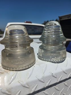 48 Vintage Hemingray Glass Insulators – Telegraph & Telephone Line Insulators – Free Delivery