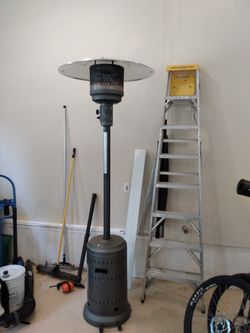 Tall Patio Worksite Propane Outdoor Heater