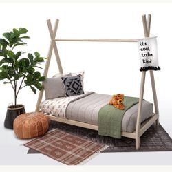 TeePee Bed Frame White 