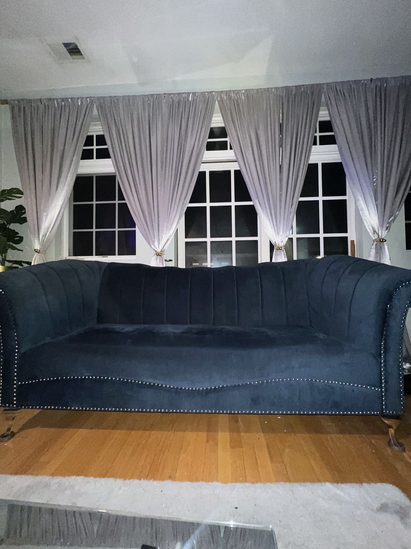 Blue  Sofa/Loveseat