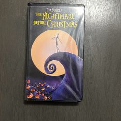 The Nightmare Before Christmas VHS Tim Burtons /// Ready For Pick Up