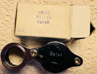 Seisi No. 413 16x Jeweler's Loupe Japan