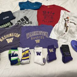 Name Brand Kid’s T-shirts/Seattle Sports Teams size S/M