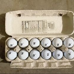 One Dozen Used Bridgestone Golf Balls. AAA Quality 