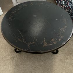 Solid Wood Round Coffee Table