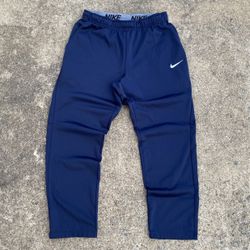 Nike Navy Dri Fit Relaxed Sweatpants