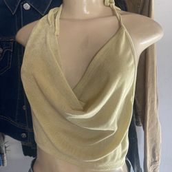 Yellow Halter Top