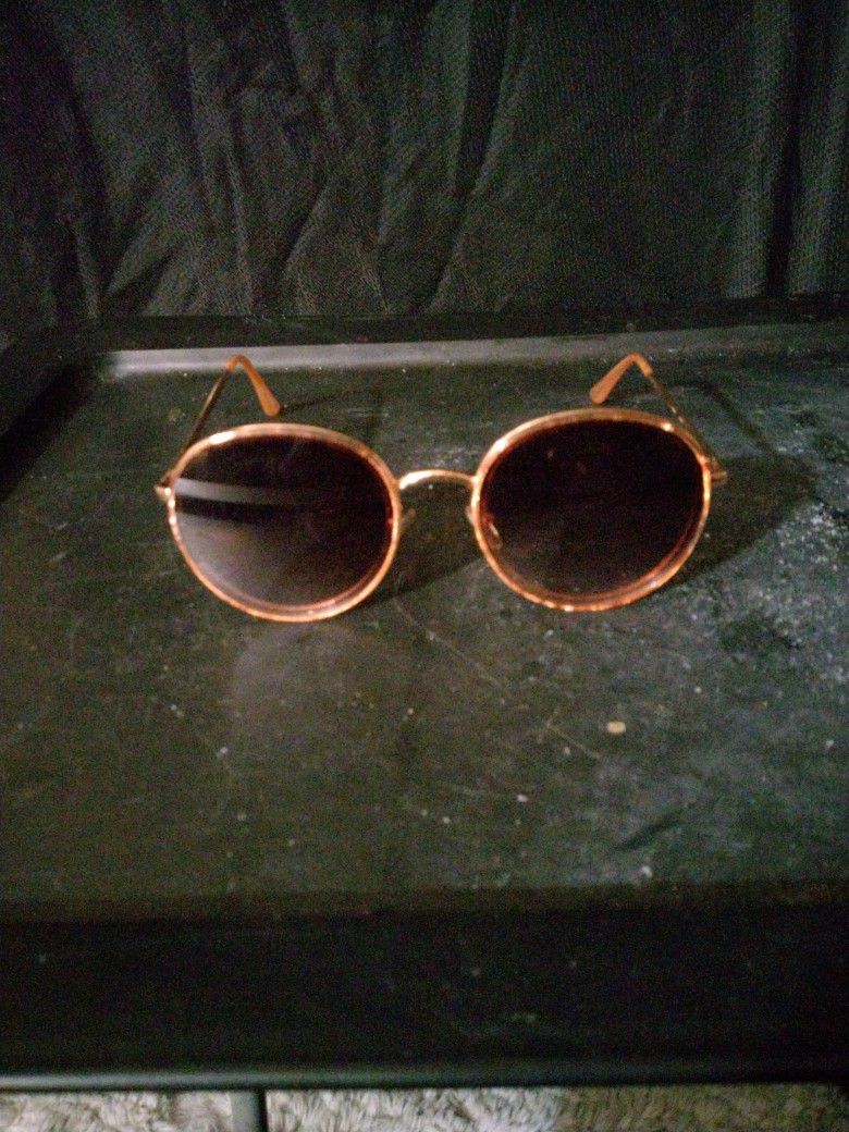 Gold Pink Gold Brown Gradient Full Rim Cat Eye Vincent Chase.
