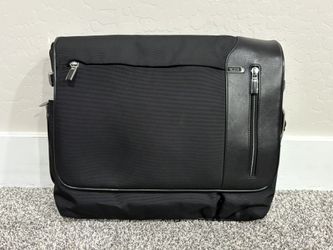 TUMI ‘Arrive Galeao’ Black Nylon Laptop Messenger Bag - 25671D