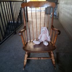 MCM Vintage Nichols And Stone Co. Rocking Chair