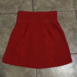 Red Mini Skirt 