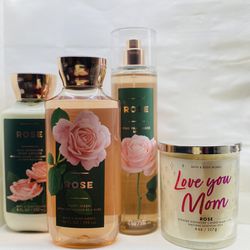 Mothers Day Rose 4 piece Gift Set