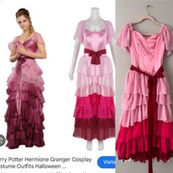 Hermione’s dress in the movie Harry Potter and the Goblet of Fire.