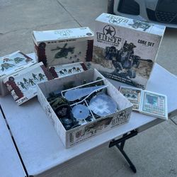 Dust Tactics Board Game War Core Set And Extras
