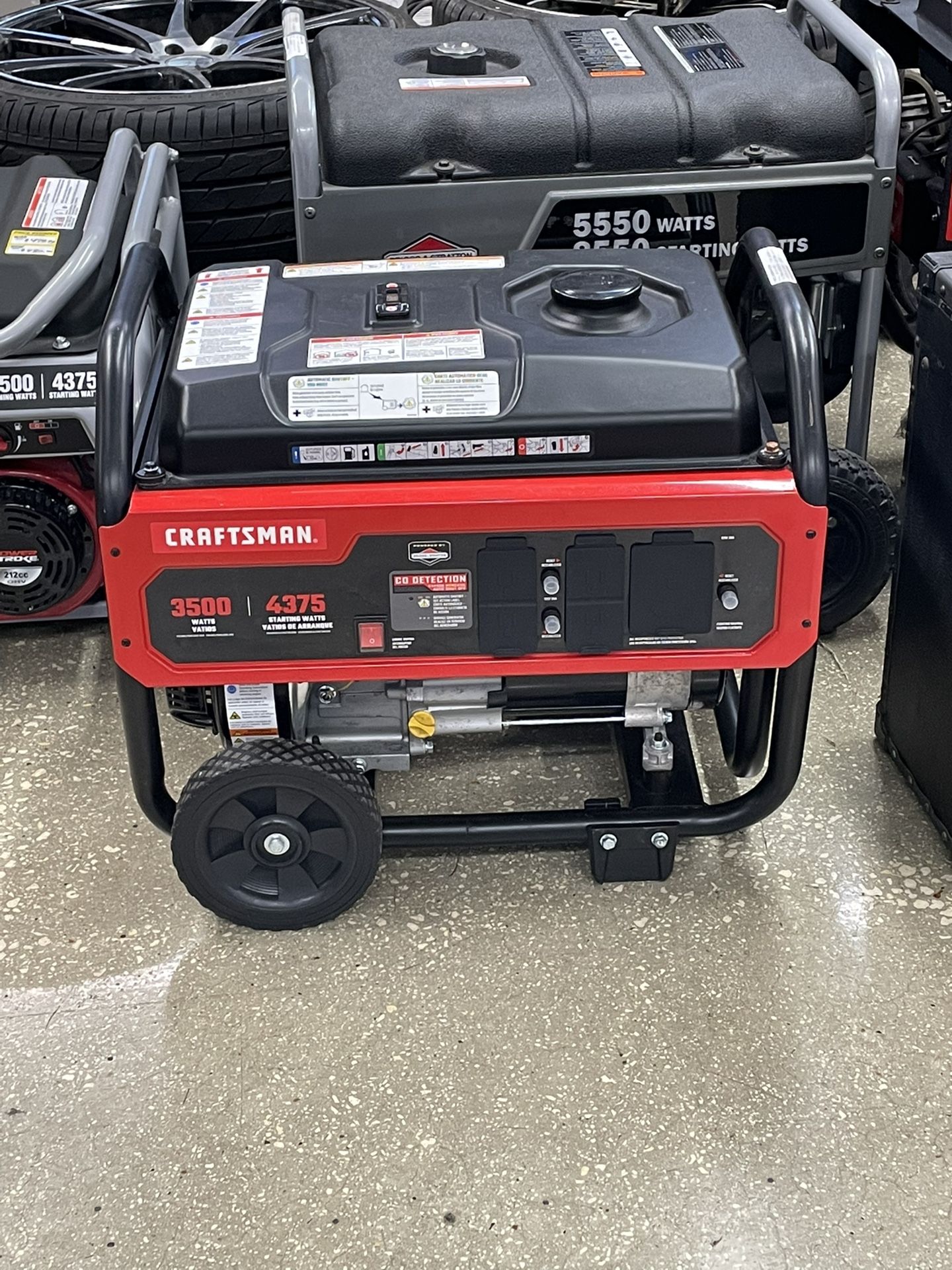 Craftsman Generator 3500 Watts Portable Generator 4375 Starting Watts
