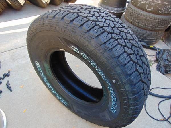 4 New 265 75 16 Goodyear Wrangler Workhorse All Terrain Tires 4PLY Date 2025