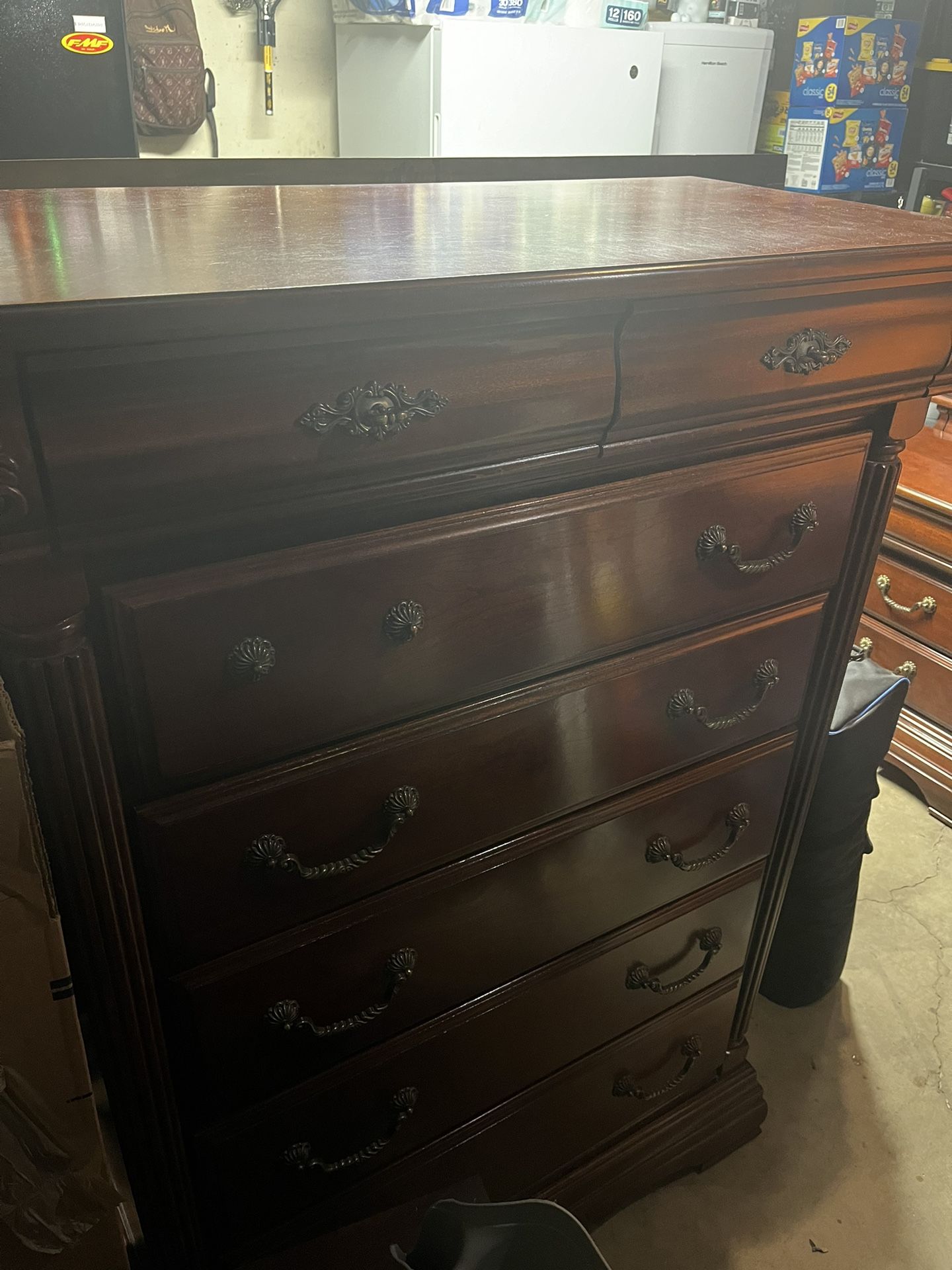 Solid Redwood Bedroom Set