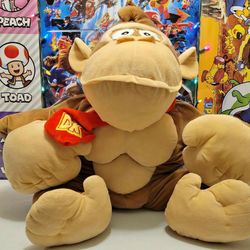 HUGE Donkey Kong 44 Inch Jumbo Super Mario Plush Toy Stuffed Animal