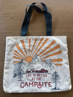 Camco Camping Tote Bag “Life is Better at the Campsite”