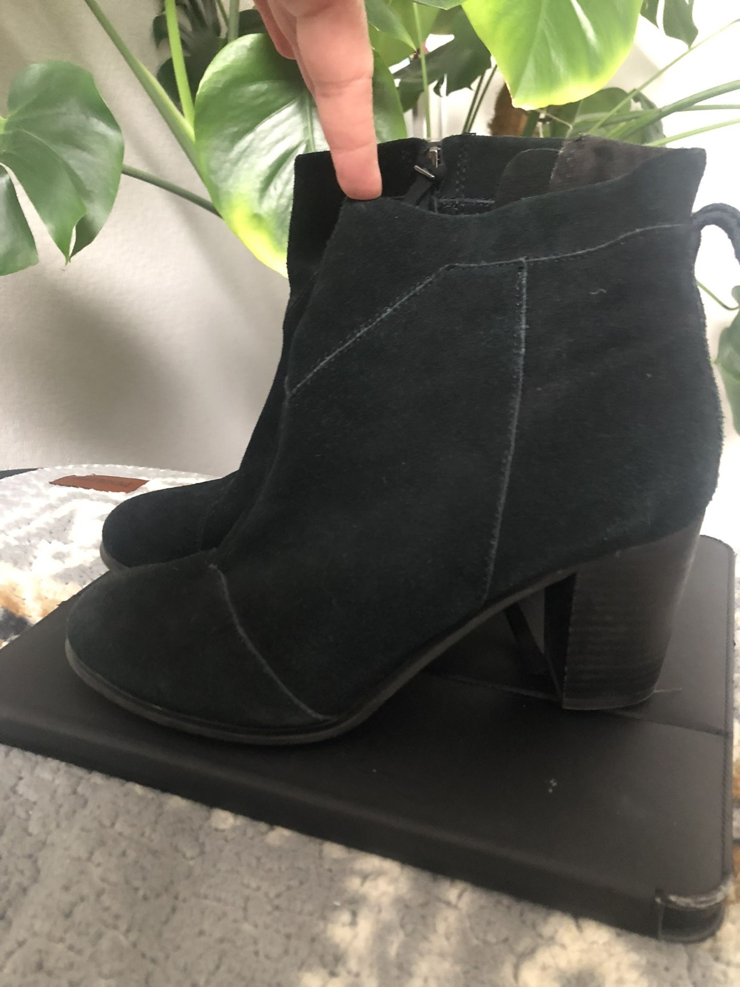 Toms Black Ankle Booties