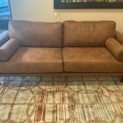 Leather Couch 