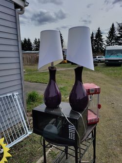 Modern Purple Lamps