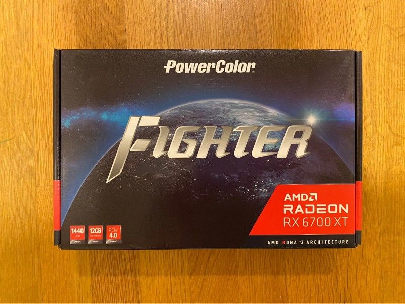 AMD Powercolor Radeon RX 6700XT GPU