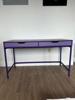 Purple desk