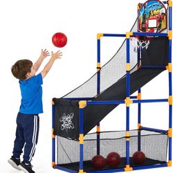 Basketball Arcade Game Set with 4 Balls