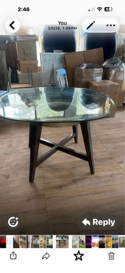 Glass table