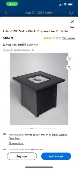28” Fire Pit Table