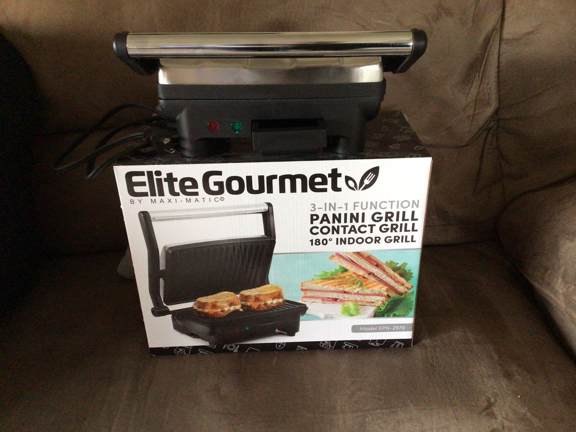 Elite Gourmet Panini Grill
