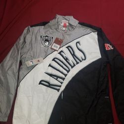 BRAND NEW MITCHELL AND NESS RETRO RAIDERS JACKET 
