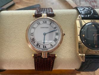 18k Cartier tri gold Vendome