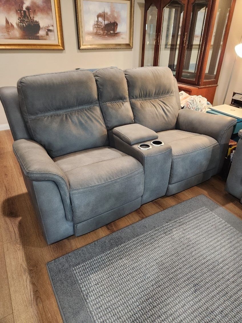 Two Love Seat Recliners For Sale