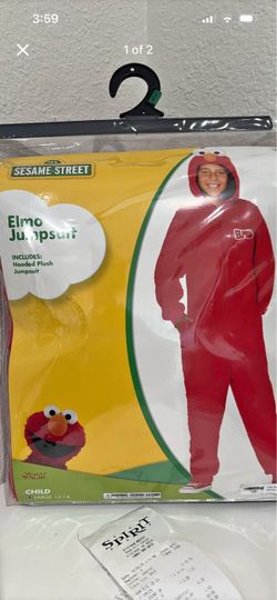 Elmo Halloween Costume Kids size L (12-14)