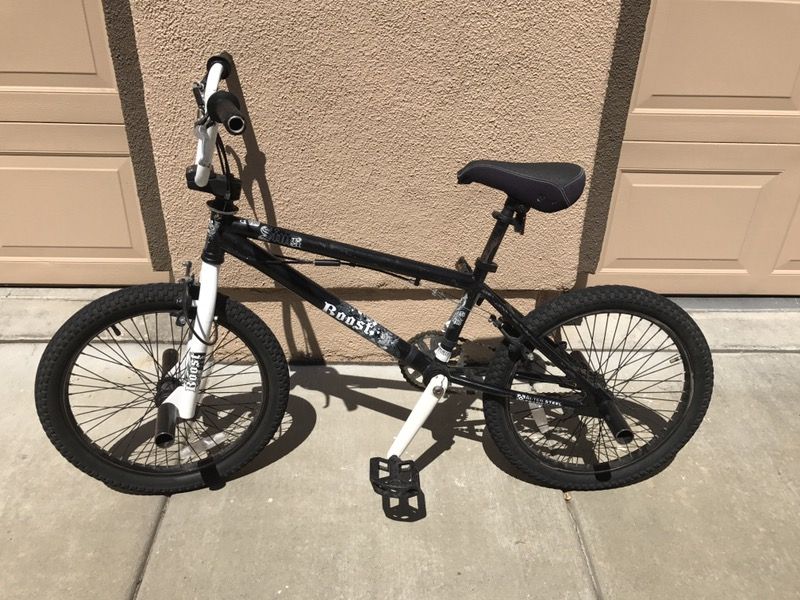 The SIMS Boost BMX bicycle bike 20" freestyle street pegs